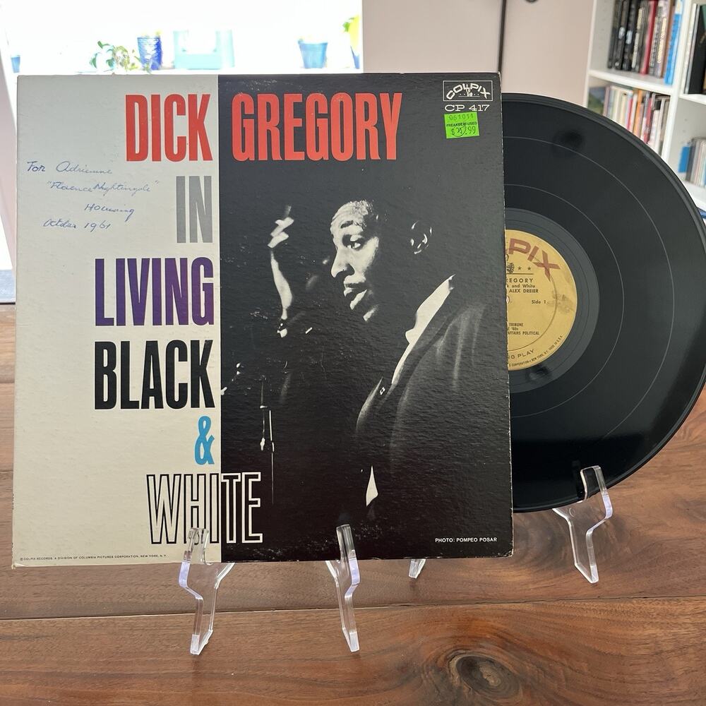 Dick Gregory In Living Black & White Vinyl LP 1961 Colpix CP 417